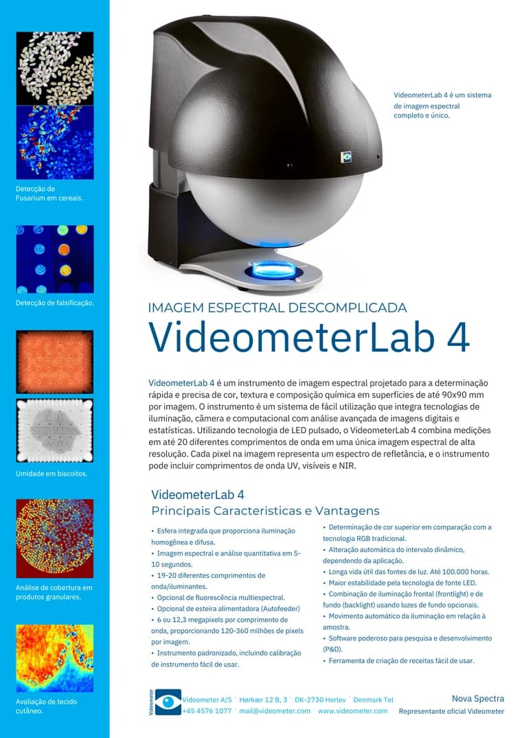 Ficha técnica VideometerLab 4