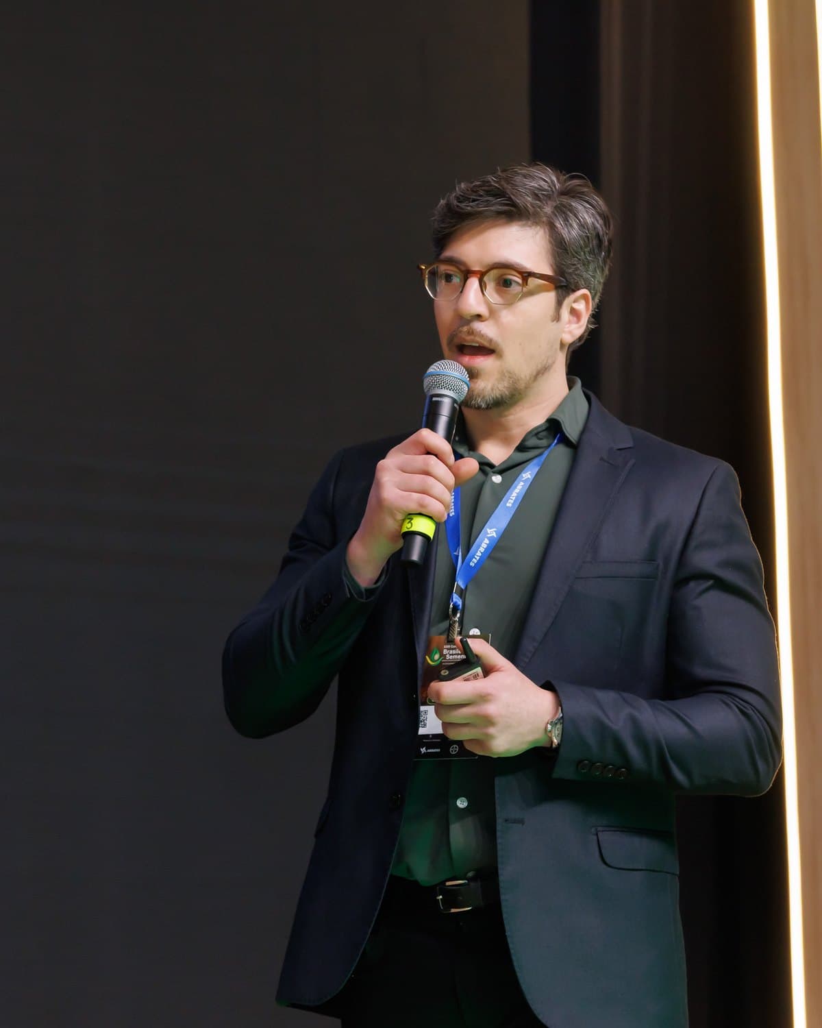 Thomas B. Michelon apresentando no XXIII Congresso Brasileiro de Sementes